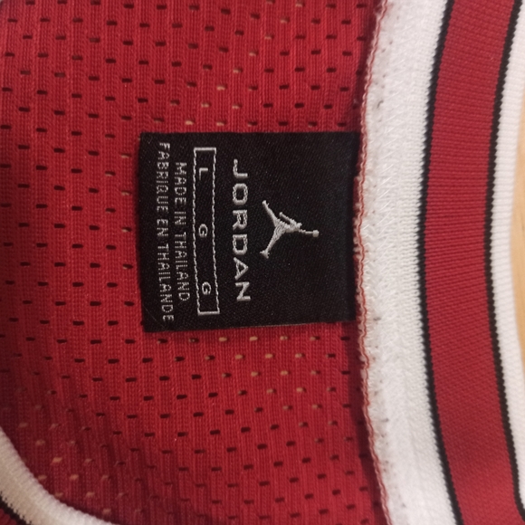 Michael Jordan Basketball Jersey Mens L Bulls Colorway Air Jordan - Picture 16 of 16